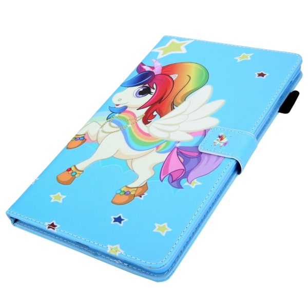Samsung Galaxy Tab A9 Vikbart fodral korthållare - Star Horse multifärg