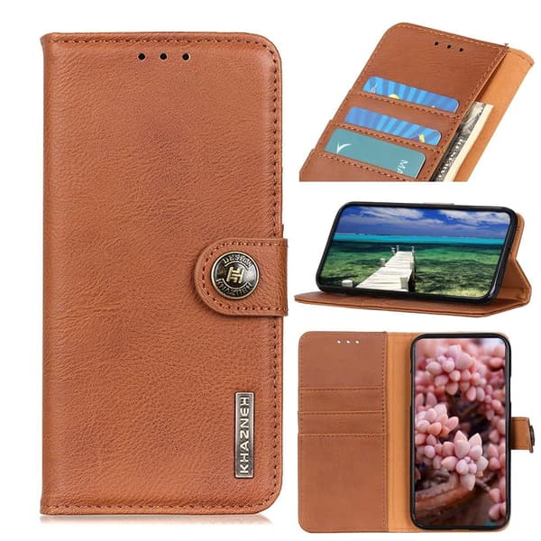 Xiaomi Redmi 10 KHAZNEH Plånboksfodral - Brun Brun