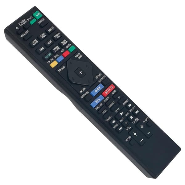 Fjernkontrollerstatning for RM-ADP118 for Sony hjemmekinospiller Black