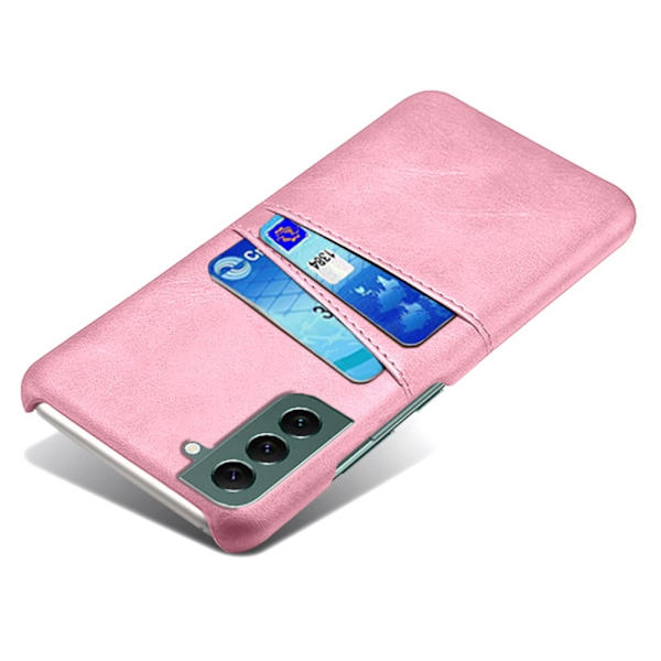 Till Samsung Galaxy S24+ Skal med 2 kortplatser - Rosa Rosa