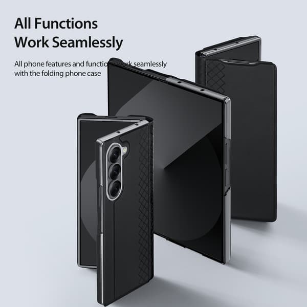 DUX DUCIS Bril Series til Samsung Galaxy Z Fold7 5G Cover - Sort Black