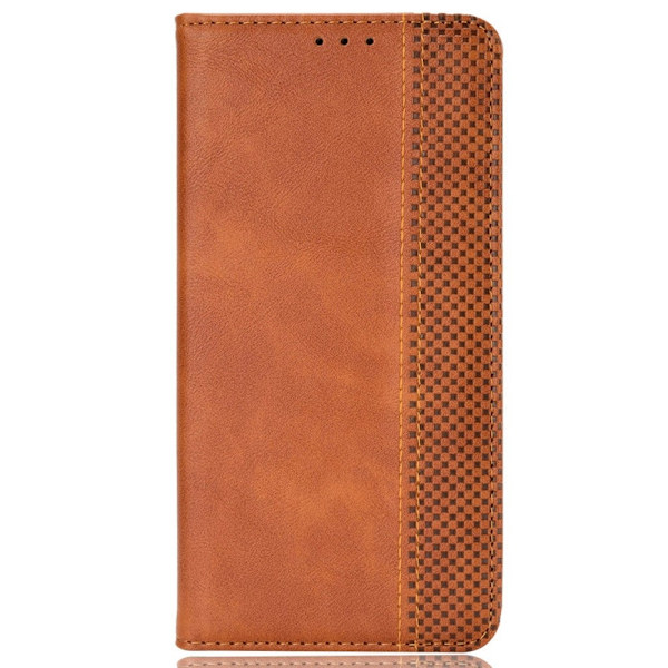 Lompakkoteline Käännettävä puhelinkotelo Samsung Galaxy A15 Brown