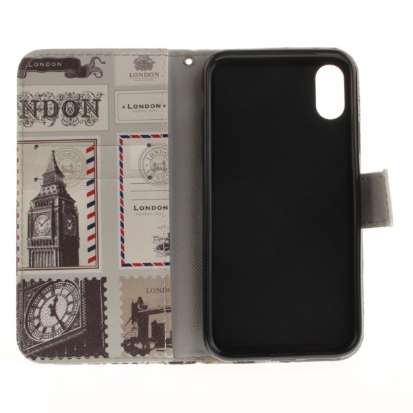 iPhone X Wallet Case - London Elements