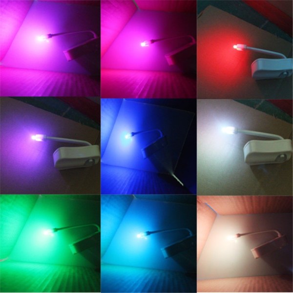 LIGHTBOWL 8-värinen liiketunnistimen induktio-wc-yövalo