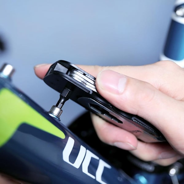 Flerfunktionsverktyg för cykelreparation Verktyg Cykel Svart
