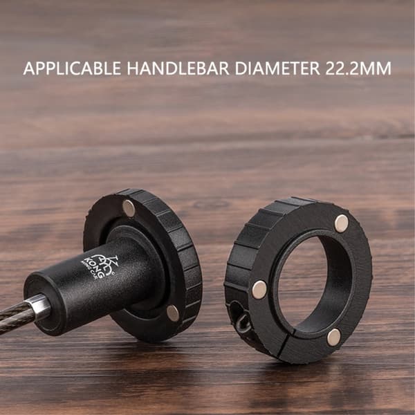 KONG nøkkel-låsing sinklegering lås Kabel for sykkel scooter etc Black