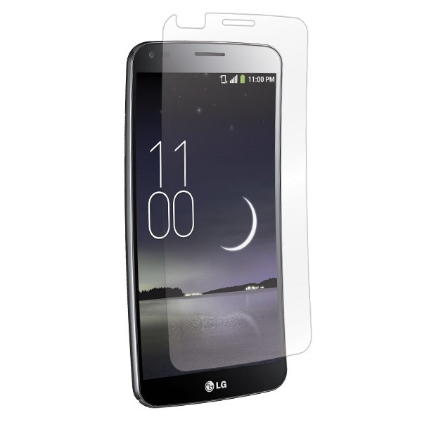 LG G Flex 2 Skärmskydd x2 med putsduk Transparent