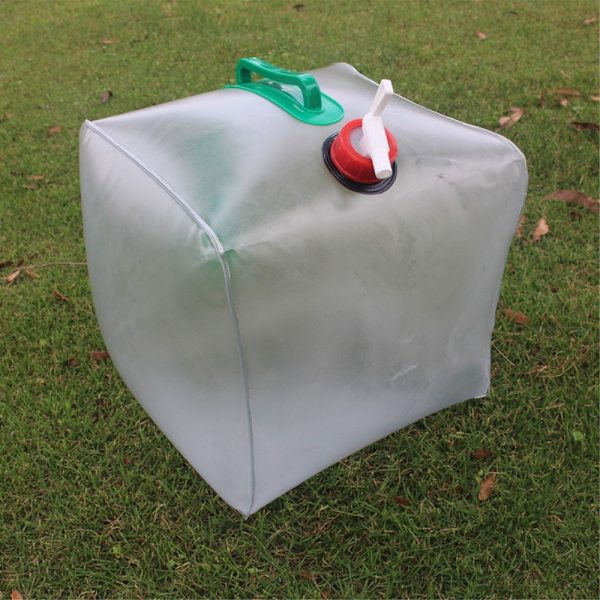 Sammenleggbar Vannbeholder Nødoppbevaring - 20L Transparent