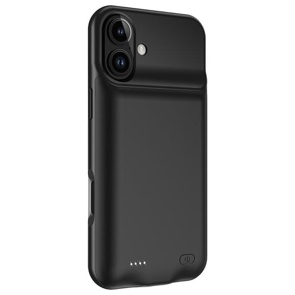 Laddningsfodral För iPhone 17 6000mAh Uppladdningsbart Batteri Skal Powerbank Transparent
