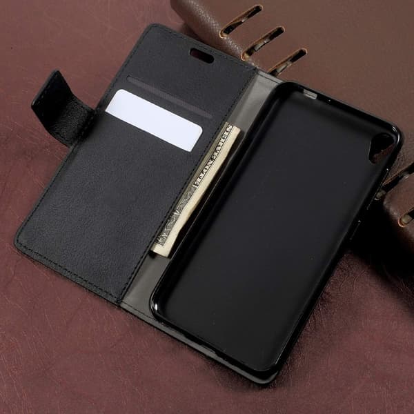 Asus Zenfone Live - Lommebok - cover - Sort Black