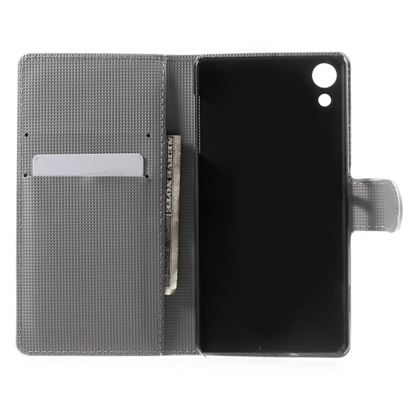 Sony Xperia Z3+ E6553 Zebra Stripe Lommebok - cover Multicolor