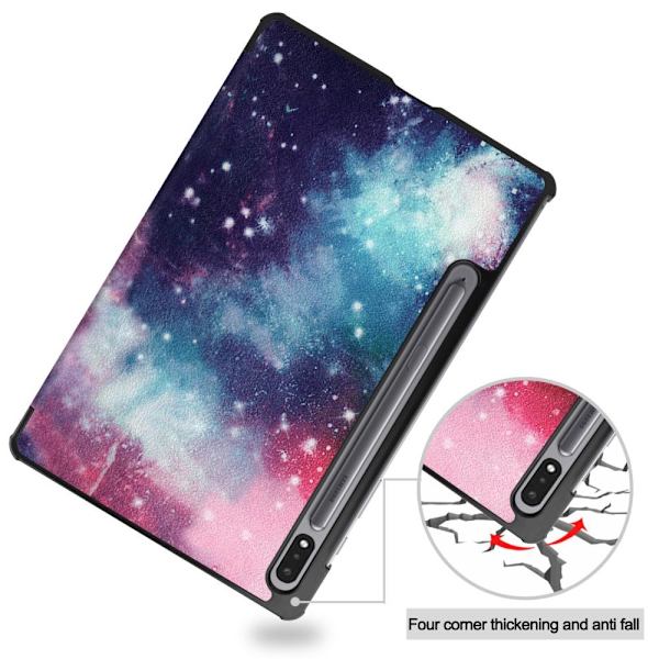 Slim Fit Dekseldeksel Til Samsung Galaxy Tab S7/S8 - Plass Multicolor