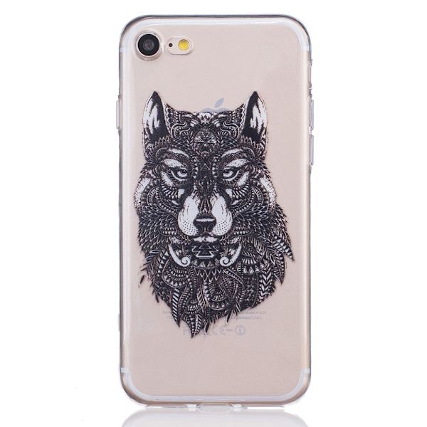 iPhone 7 / iPhone 8 TPU Skal - Tribal Wolf