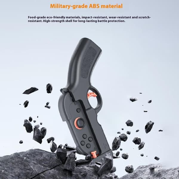 2 stk. kompatible med Nintendo Switch 2 venstre og højre Joy-Con controller pistolgreb Black