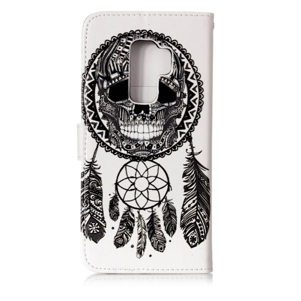 Samsung Galaxy S9 Plus Wallet Case - Skull Dream Catcher Multicolor