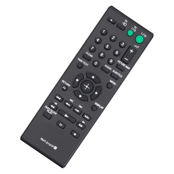 Fjärrkontroll Ersättning för RMT-D197P För Sony DVD Svart