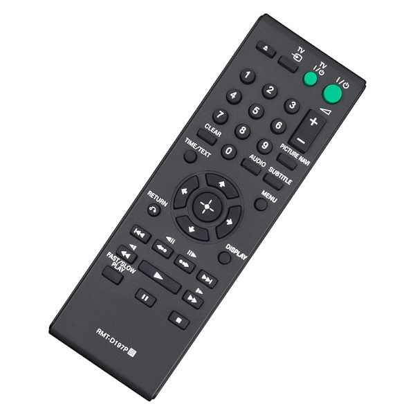 Fjernkontroll erstatning for RMT-D197P For Sony DVD Black