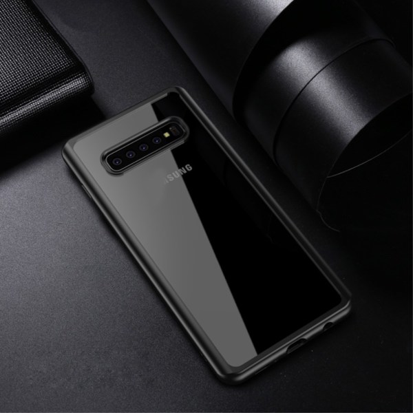 IPAKY kirkas case Samsung Galaxy S10 Plus -puhelimelle - musta Black