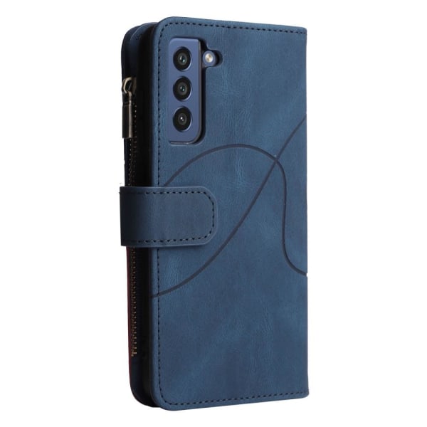 KS Plånboksfodral till Samsung Galaxy S21 FE - Blå Blå