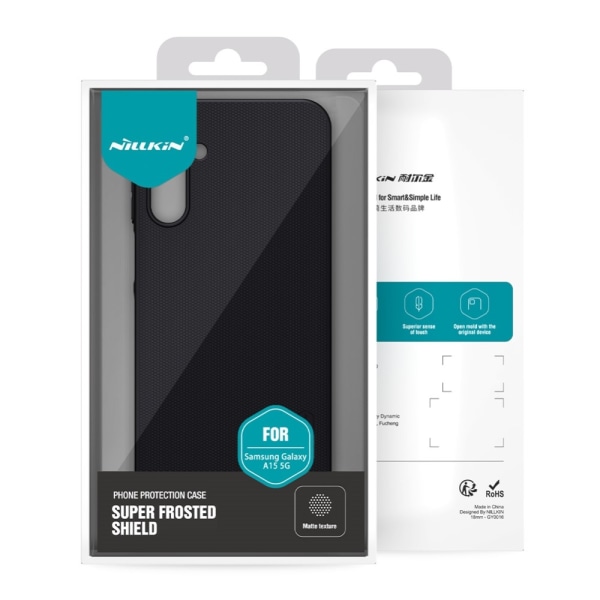 NILLKIN Frosted Hard Plastic Case Samsung Galaxy A15 Black