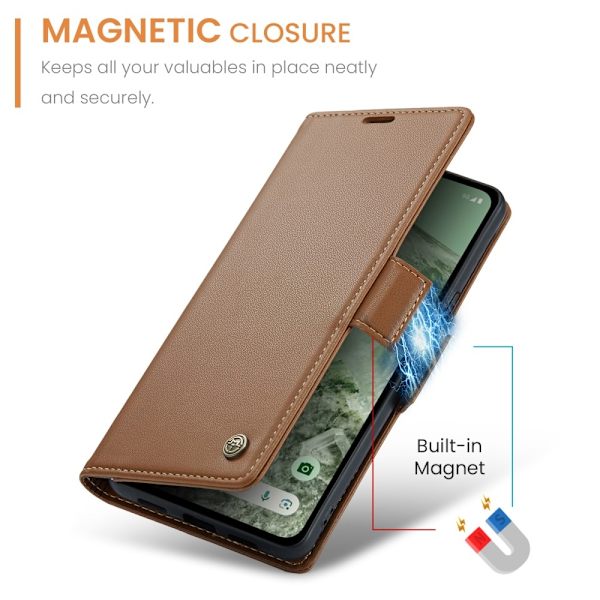 CASEME Retro Pung Taske til Pixel 8a Brown