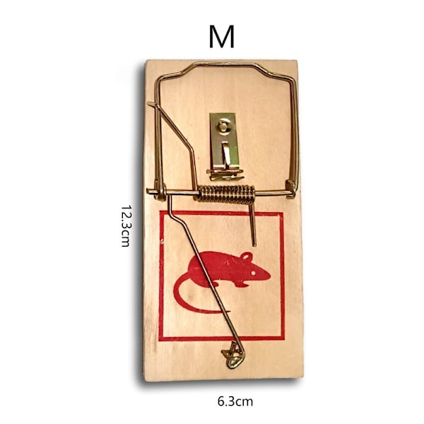 2 styck musfångare råttfälla musfälla inomhus/utomhus - M Brun
