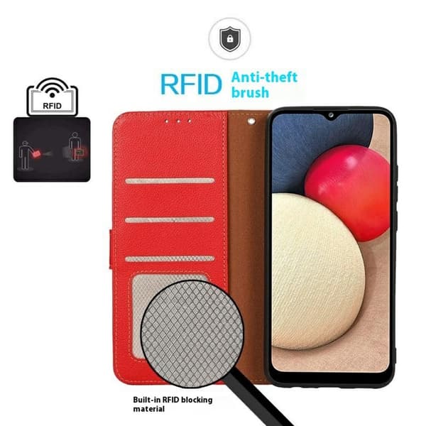 KHAZNEH Xiaomi 17T Pro Lompakkokotelo Red