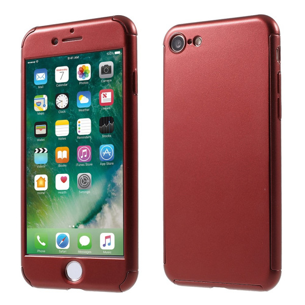 360 Skal till iPhone 8  - Skydd för hela din iPhone Rosa guld