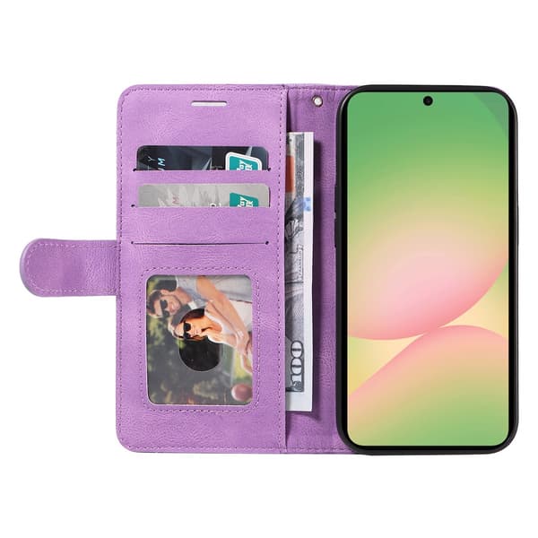 Till Samsung Galaxy A57 5G plånboksfodral Lila