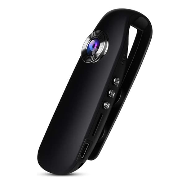 Mini Body Camera 1080P HD Loop Videoopptaker inkl. 32GB SD-kort Black