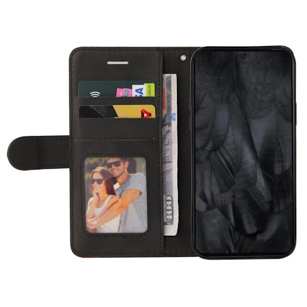 Til Google Pixel 8 Pro KT-serie-1 dobbeltfarve etui Black