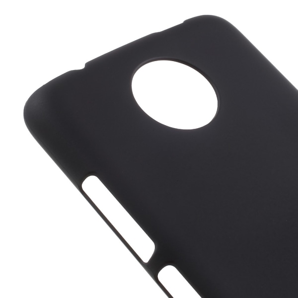 Gummieret plastik hårdt beskyttende bagbeklædning til Motorola Moto Black