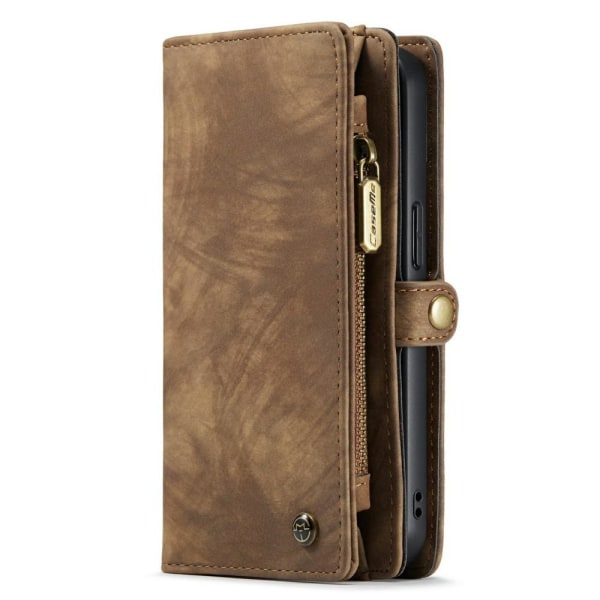 CASEME iPhone 13 Mini 2-in-1 Lompakon Puhelimen Kuori - Ruskea Brown