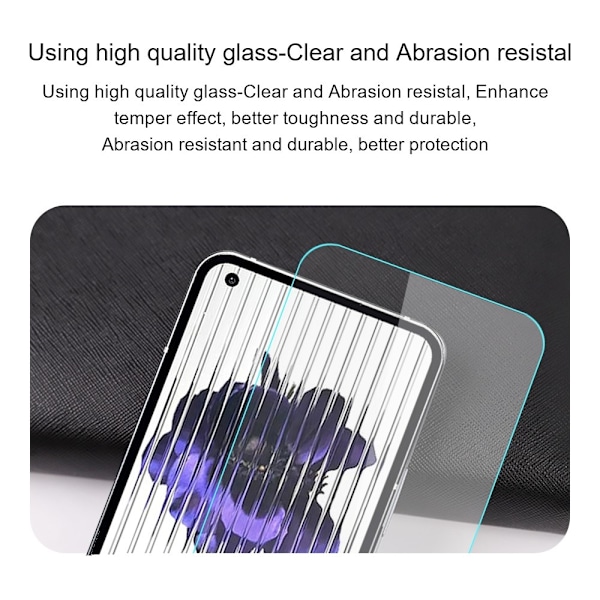AMORUS For Nothing telefon (3a) Pro / (3a) Skærmbeskytter Glas Transparent