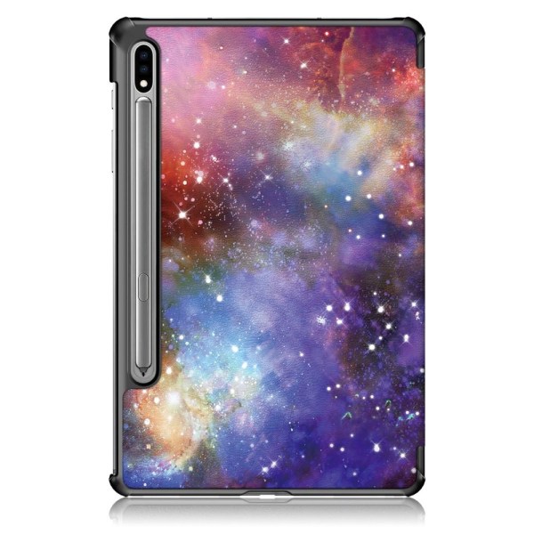 Slim Fit Cover Fodral Till Samsung Galaxy Tab S7 FE / Tab S7 Plus / Tab S8+ - Space multifärg