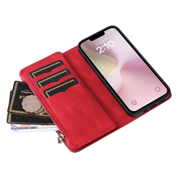 KS Lommebok-deksel til iPhone 17e / 16e Red