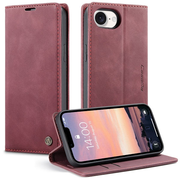 CASEME lompakkokotelo iPhone 17e / 16e Red