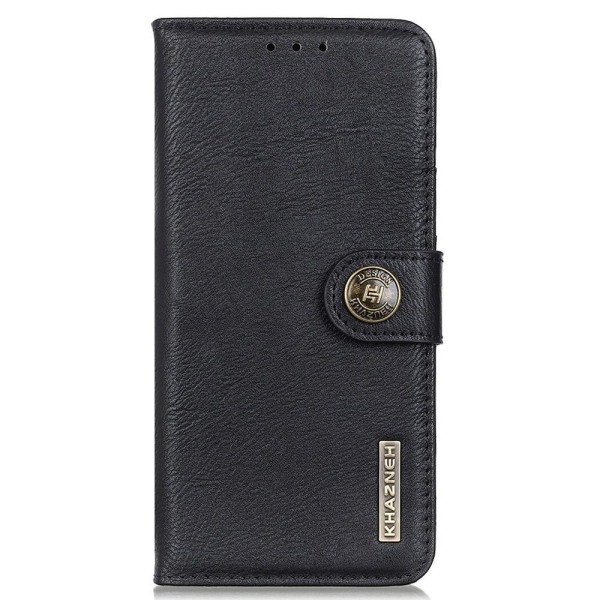 KHAZNEH Wallet Stand Case til Motorola Edge 30 - Sort Black