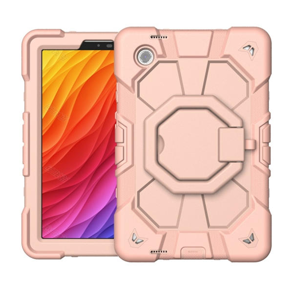 Till Samsung Galaxy Tab A11 Heavy Duty Armor skal Pink multifärg
