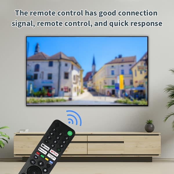 Fjärrkontroll Ersättning för RMF-TX520P För Sony TV Svart