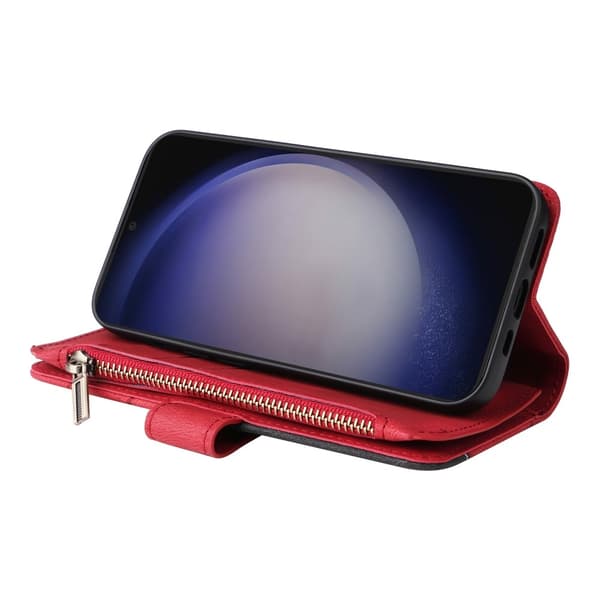 KT multifunktions - serie - 5 til Samsung Galaxy S24 telefonetui Red