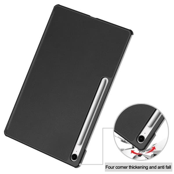 Slim Fit Dekseldeksel til Samsung Galaxy Tab S10 FE+  - Svart Black