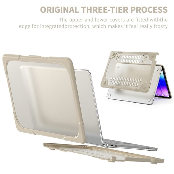 Laptopdeksel med Stativ for MacBook Neo 13 tommer (2026) Khaki