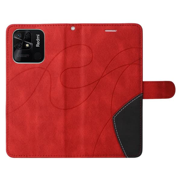 Til Xiaomi Redmi 10C KT - serie - 1 dobbeltfarve Red