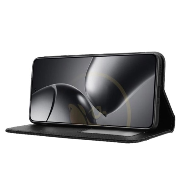 Wallet Stand Flip Phone Case for Xiaomi 14T - Black Black