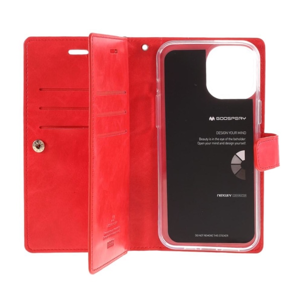 MERCURY GOOSPERY Mansoor iPhone 12 Pro Max tegnebog Red