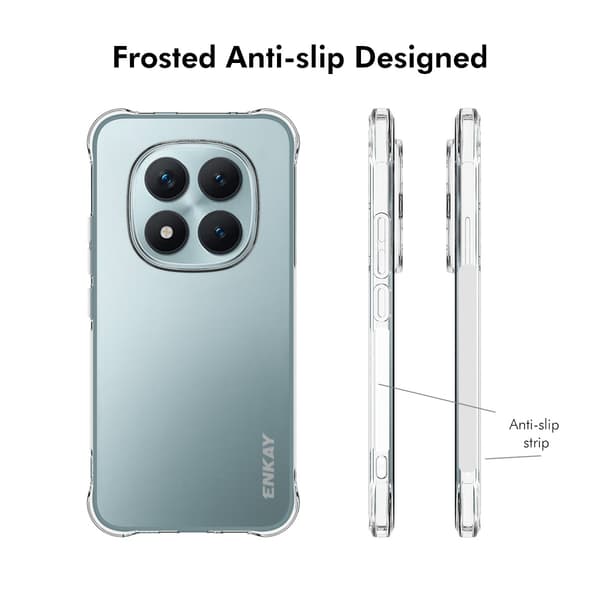 ENKAY TPU skal till Xiaomi Redmi Note Pro+ 5G  / Xiaomi Poco M8 Pro 5G Transparent