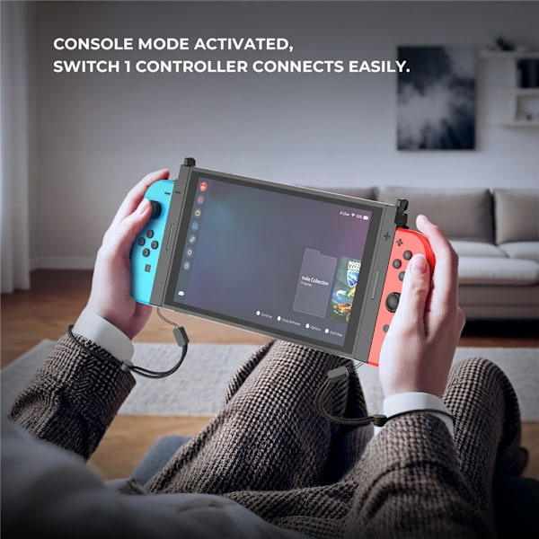 Joy-Con-adapter kompatibel med Nintendo Switch 1-controller til Switch 2 Black