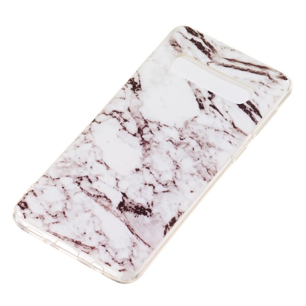 Marble Pattern IMD TPU Soft Back Cover til Samsung Galaxy S10 - S Multicolor