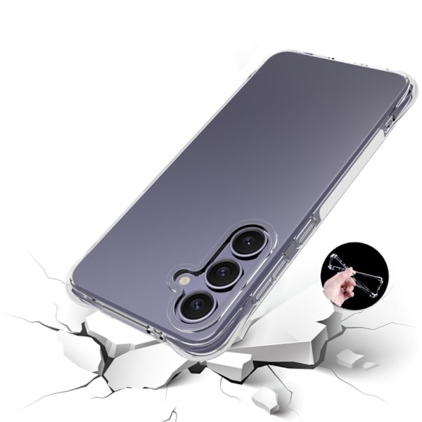 Till Samsung Galaxy A36 Fodral TPU Skal Baksida Transparent